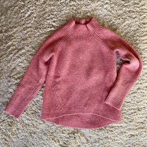 Madewell Pink Mach Turtleneck Knit Sweater X-Small (Lightly Worn)